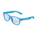 Blue Kids Size Clear Lenses Sunglasses